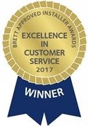 Brett block paving award - customer service 2017